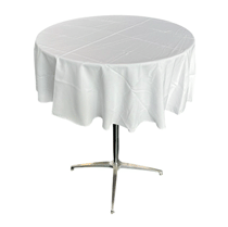 Hvid dug til cafébord (Ø140 cm)